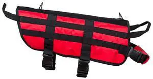 NcStar CVK93005RL K9 Tactical Vest, Large, Red