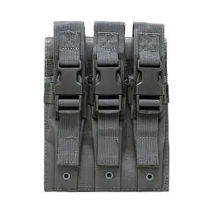 NcSTAR HiCap Pistol Triple Mag Pouch Urban Grey
