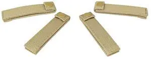 NcSTAR, Molle Thumb Snap Straps, 4" Length, Tan, Package of 4