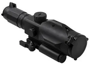 NC Star SRT Scope 3-9x40mm Mil-Dot Reticle with Green Laser, One Size