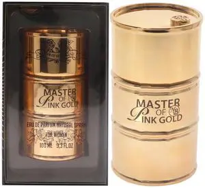 Master of Pink Gold by New Brand for Women - 3.3 oz EDP Spray