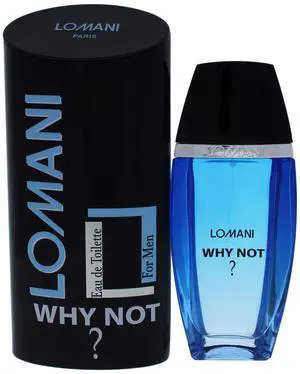 Lomani Why Not by Lomani for Men - 3.3 oz EDT Spray Lomani Why Not by Lomani for Men - 3.3 oz EDT Spray