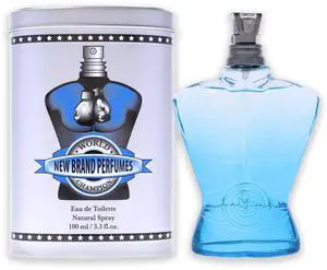 World Champion Blue by New Brand for Men - 3.3 oz EDT Spray