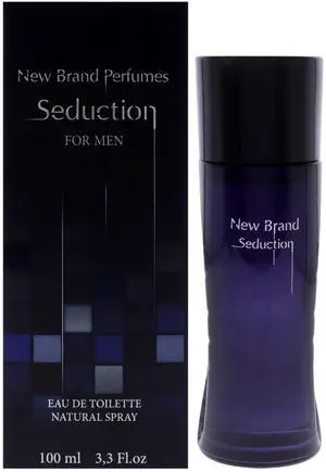 Seduction by New Brand for Men - 3.3 oz EDT Spray