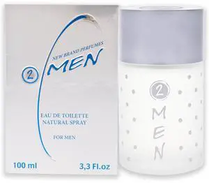 2 Men by New Brand for Men - 3.3 oz EDT Spray