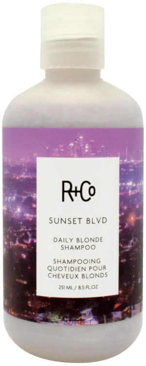 Sunset Blvd Blonde Shampoo by R+Co for Unisex - 8.5 oz Shampoo Sunset Blvd Blonde Shampoo by R+Co for Unisex - 8.5 oz Shampoo