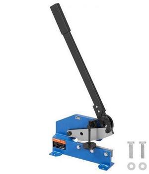 VEVOR 8" Manual Hand Plate Shear for Metal Sheet Processing, HS-8 Benchtop Cutter with Q235 Material, for Crafts Thick Steel Crafting, Heavy Duty Roll Press Machine for Builders, DIY Enthusiasts