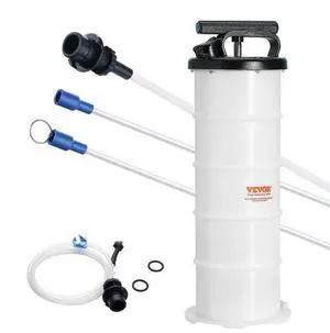 VEVOR Fluid Extractor, 1.74 Gallons (6.5 Liters), Manual Hand-Operated Oil Changer Vacuum Fluid Extractor with Dipstick and Hose, Oil Extractor Change Pump for Automotive Fluids Vacuum Evacuation
