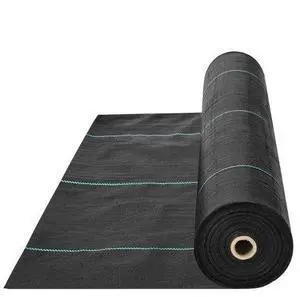 VEVOR 13FTx60FT Premium Heavy Duty Weed Barrier Landscape Fabric, 5OZ Woven Geotextile Fabric Under Gravel, High Permeability for Weed Blocker Weed Mat, Driveway Fabric, Weed Control Garden Cloth