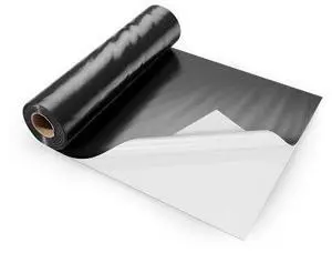 VEVOR 10 Mil Plastic Sheeting Heavy Duty 10' x 65', Thick Plastic Sheeting Roll, Plastic Drop Cloth Painters Tarp Covering for Crawl Space Vapor Barrier, Black and White Double-Sided, Multi-Purpose