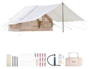 Inflatable Tent for Camping 3-5 Person Glamping Tent with Pump Canopy