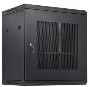 VEVOR 12U Wall Mount Network Server Cabinet, 15.5'' Deep, Server Rack Cabinet Enclosure, 200 lbs Max. Ground-mounted Load Capacity, with Locking Door Side Panels, for IT Equipment, A/V Devices
