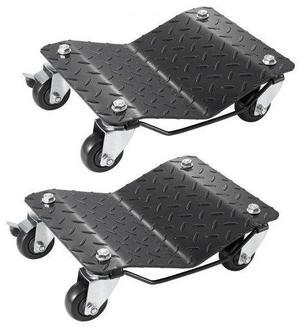 VEVOR Wheel Dolly, 3000 lbs/1360 kg Car Dollies, Wheel Dolly Car Tire Stake Set of 2 Piece, Heavy-duty Car Tire Dolly Moving Cars, Trucks, Trailers, Motorcycles, and Boats