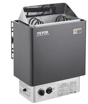 VEVOR Sauna Heater, 3KW 220V Electric Sauna Stove, Steam Bath Sauna Heater with Built-In Controls, 3h Timer and Adjustable Temp for Max. 70-141 Cubic Feet, Home Hotel Spa Shower Use, FCC Certification