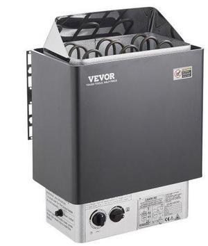 VEVOR Sauna Heater, 4.5KW 220V Electric Sauna Stove, Steam Bath Sauna Heater with Built-In Controls, 3h Timer and Adjustable Temp for Max. 105-210 Cubic Feet, Home Hotel Spa Shower Use, FCC Certifica