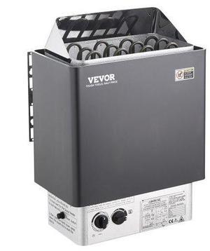 VEVOR Sauna Heater, 6KW 220V Electric Sauna Stove, Steam Bath Sauna Heater with Built-In Controls, 3h Timer and Adjustable Temp for Max. 176-318 Cubic Feet, Home Hotel Spa Shower Use, FCC Certificati