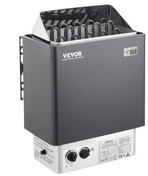 VEVOR 9KW Sauna Heater, Steam Bath Sauna Heater with Built-In Controls, Electric Sauna Stove, 3h Timer and Adjustable Temp for Max. 317-459 Cubic Feet, Home Hotel Spa Shower Use 220V, FCC Certificati