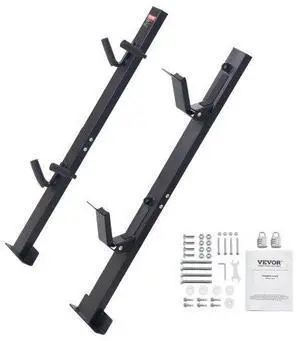 VEVOR Trimmer Rack, 2 Place Weeder Trimmer Rack, Trim Holder Trailer Rack Carrier with Zinc Alloy Password Lock, Mount On Landscape Truck Trailer Enclosed Trimmer Rack Weed Eater Racks, Pair