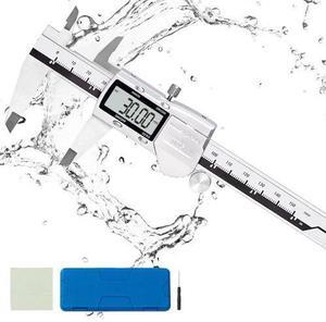 VEVOR Digital Caliper, 0-6" Calipers Measuring Tool, Electronic Micrometer Caliper w/ ABS Oringinal Zero Function, Large LCD Screen & 4 Measurement Modes, Inch & mm Conversion, Extra 2 Batteries