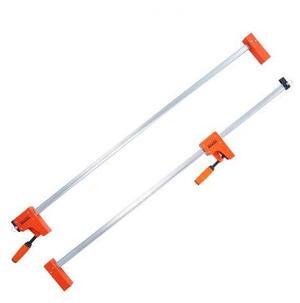 VEVOR Bar Clamps for Woodworking, 2-Pack 50" Parallel Clamp Set, F Clamp with 1100 lbs Load Limit, Even Pressure, High-strength Plastic and Carbon Steel, Wood clamps for Woodworking Metal Working