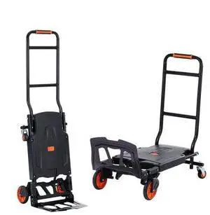 VEVOR Kayak Cart, 280lbs Load Capacity With 10 Inch Solid Tires, Heavy Duty Detachable Canoe Trolley Cart With Adjustable Width & Top Foam Protection, For Kayaks With Drain Holes Of 2.54mm