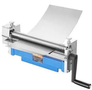 VEVOR Slip Roll Machine, 12.6 inches Forming Width in 20 Gauge Capacity, Sheet Metal Slip Roller Rolling Bending Machine, with 2 Detachable Rollers for Low Carbon Steel Copper Aluminum Alloy Sheet