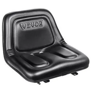 VEVOR Universal Tractor Seat, Lawn Mower Seat with Micro Switch and Drainage Holes, 6.3-11.8 inch Extended Slot Tractor Seat for Tractor Loader Excavator