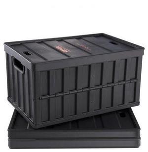 VEVOR Collapsible Storage Bins with Lids, 65L 3 Packs, Folding Plastic Stackable Utility Crates with Handles, Large Heavy Duty Containers for Clothes, Toys, Books, Snack, Shoes, and Grocery Organizing