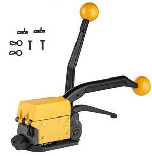 VEVOR Steel Strapping Tool for 1/2"-3/4" Width, 3-in-1 (Tensioner, Crimper, Cutter) Manual Belt Packaging Banding Machine Packaging Metal Steel Strapping Banding Tool Machine for Stainless Steel Strap
