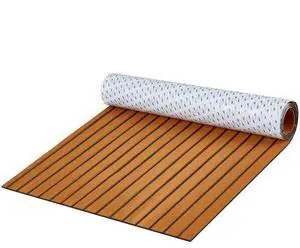 VEVOR Boat Flooring, EVA Foam Boat Decking 94.5" x 35.4", Non-Slip Self-Adhesive Flooring, 23.2 sq.ft Marine Carpet for Boats, Yacht, Pontoon, Kayak Decking