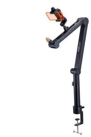 VEVOR Microphone Boom Arm with Desk Mount, 360° Rotatable, Adjustable Mic Stand with 3/8" to 5/8" Adapter Port Headset Hook, for Blue Yeti Hyperx Quadcast Blue Snowball Shure SM7B Audio Technica