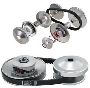 VEVOR Go-Kart Torque Converter, 3/4" Go-Kart Clutch Kit, 30 Series Asymmetrical Driver Pulley Replacement with Drive Belt, for 2-8 HP Small Engines, Replace Comet 219552, Manco 5957, Yerf Dog Q43201W