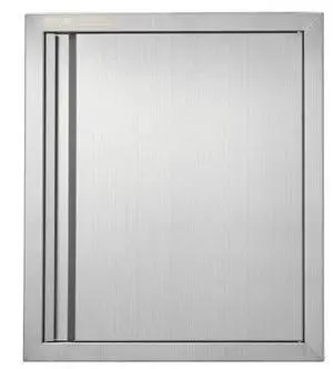 VEVOR BBQ Access Door, 18W x 21H Inch Single Outdoor Kitchen Door, Stainless Steel Flush Mount Door, Wall Vertical Door with Recessed Handle, for BBQ Island, Grilling Station, Outside Cabinet