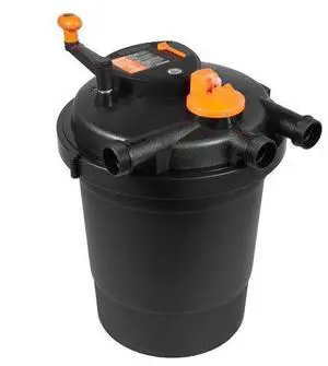 VEVOR Bio Pressure Pond Filter, Up to 3200 Gallons, with 13W UV-C Light, 2630 GPH, Pressurized Biological Pond Filter System Filtration Equipment for Fountain Pool, Koi Fish Aquarium Tank Garden Water