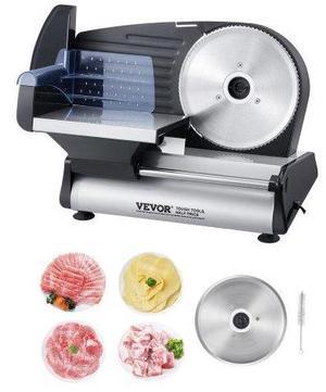 VEVOR Meat Slicer 180W 7.5" Electric Deli Food Slicer for Frozen Meat Bread Cheese