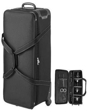 VEVOR Studio Equipment Trolley Case 39.37 x 14.96 x 12.60 in Rolling Camera Carry Bag