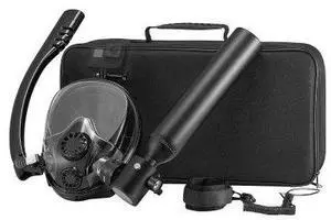 VEVOR  0.5L Scuba Tank 98.43 ft Diving Depth Lung Tank Kit with Snorkel Mask