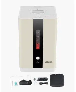 VEVOR Hydrogen Inhalation Machine 99.99% High Purity 225ml/min Portable Hydro