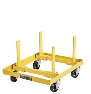 VEVOR Engine Stand 750 LBS Adjustable Motor Hoist Dolly with 4-Caster Heavy-Duty Steel