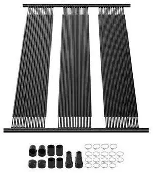 VEVOR Solar Pool Heater 4 x 10 Foot Aboveground & Inground Pool Heating System