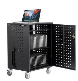 VEVOR  Charging Cart, 36 Device Mobile Charging Station, Up to 15.6 in Screen Size, Office and Classroom Mobile Charging Cart, for Chromebook, Tablet and Laptop