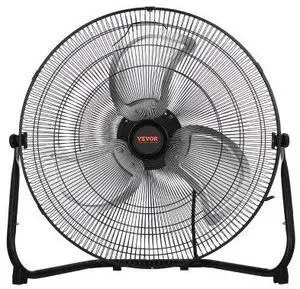 VEVOR 18 Inch Floor Fan 3 Speeds 360° Adjustable Tilt High-Velocity Industrial Fan