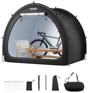 VEVOR Outdoor Bike Storage Tent Fan-Shaped Waterproof Bike Tent for 4 to 5 Bikes