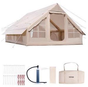 VEVOR Inflatable Tent for Camping 5-8 Person Glamping Tent with Pump Easy Set up