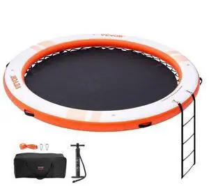 VEVOR  Inflatable Floating Dock ø10FT Water Dock Platform with ø8FT Mesh Pool