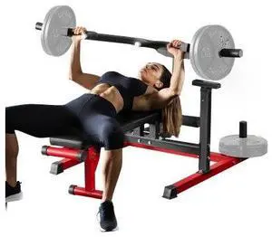 VEVOR 450 LBS Chest Press Machine Adjustable Bench Press Flat Incline Bench Home Gym
