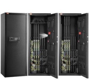VEVOR  10-12 Rifles Gun Safe, Rifle Safe with Lock & Digital Keypad, Quick Access Tall Gun Storage Cabinet with Removable Shelf, Rifle Cabinet for Home Rifle and Shotguns