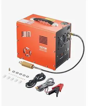 VEVOR PCP Air Compressor 4500PSI Auto-Stop PCP Airgun Compressor Built-in Converter