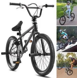 VEVOR  20-Inch BMX Bike Freestyle Bike Men Kids BMX Bicycle Hi-Ten Steel Frame