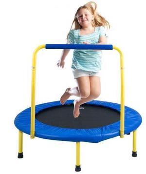 VEVOR 3FT Trampoline for Kids Indoor/Outdoor Foldable Baby Toddlers Trampoline